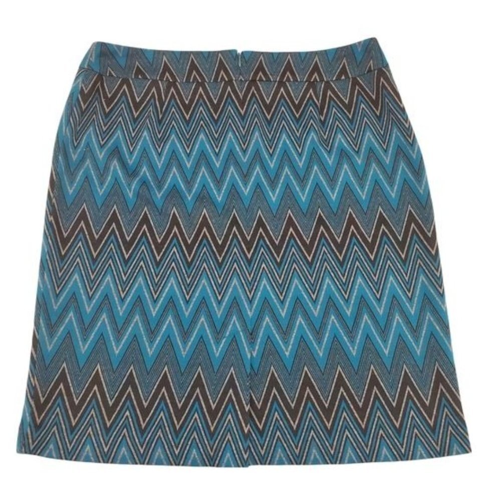 Sharagano Prism Detail Fitted Skirt - Picture 2 of 10